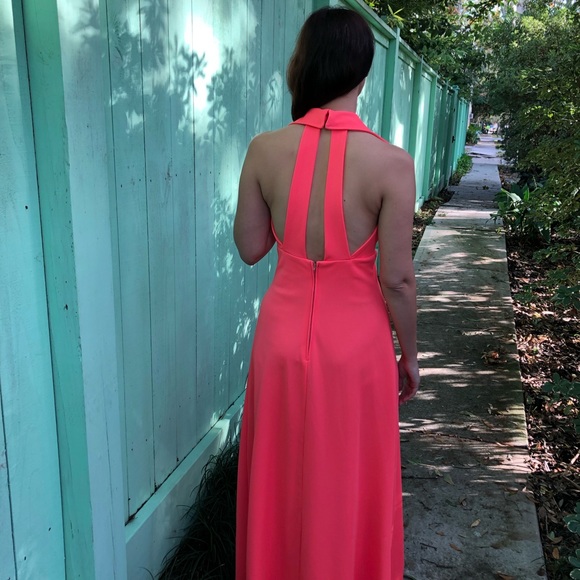 💃🏼 Vintage Neon Pink Disco Dress💃🏼 - Picture 7 of 8